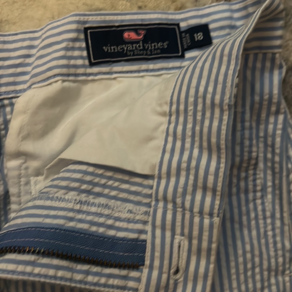 Vineyard vines (boys) plaid blue shorts